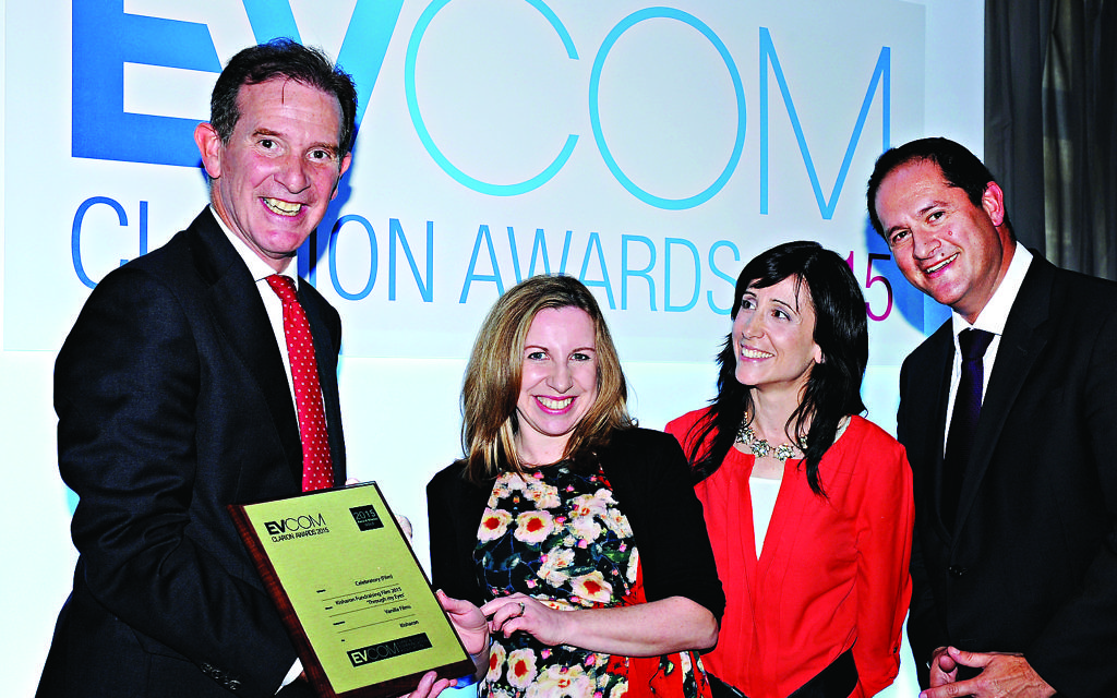 EVCOM Clarion 2015 awards