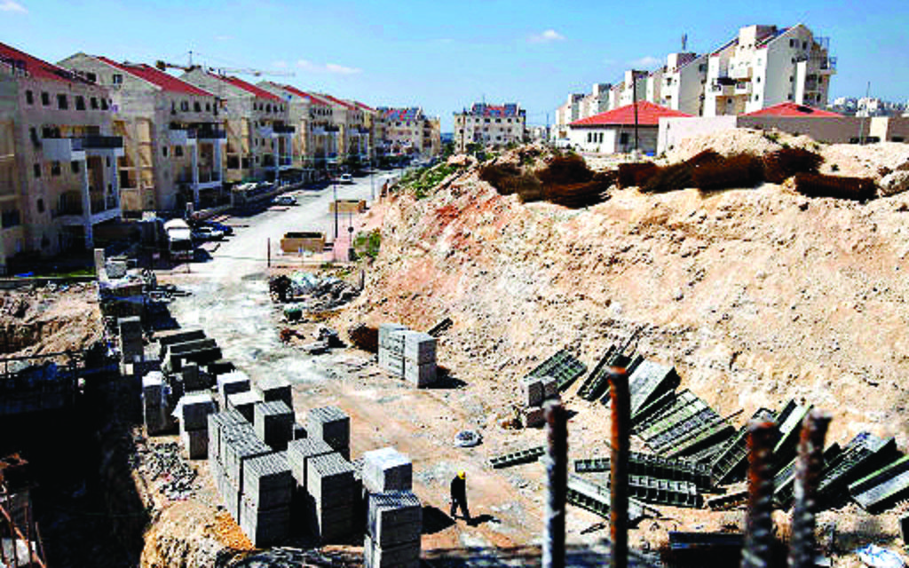 A settlement construction site in the West Bank (AP Photo/Oded Balilty, File)