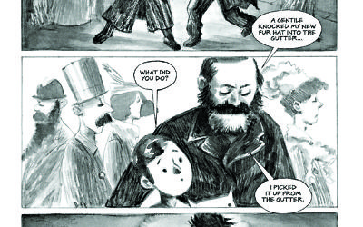 A memory from Freud’s early life as portrayed in the graphic novel Hysteria