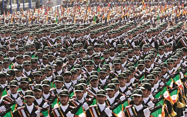 Iran's Revolutionary Guard (AP Photo/Vahid Salemi)