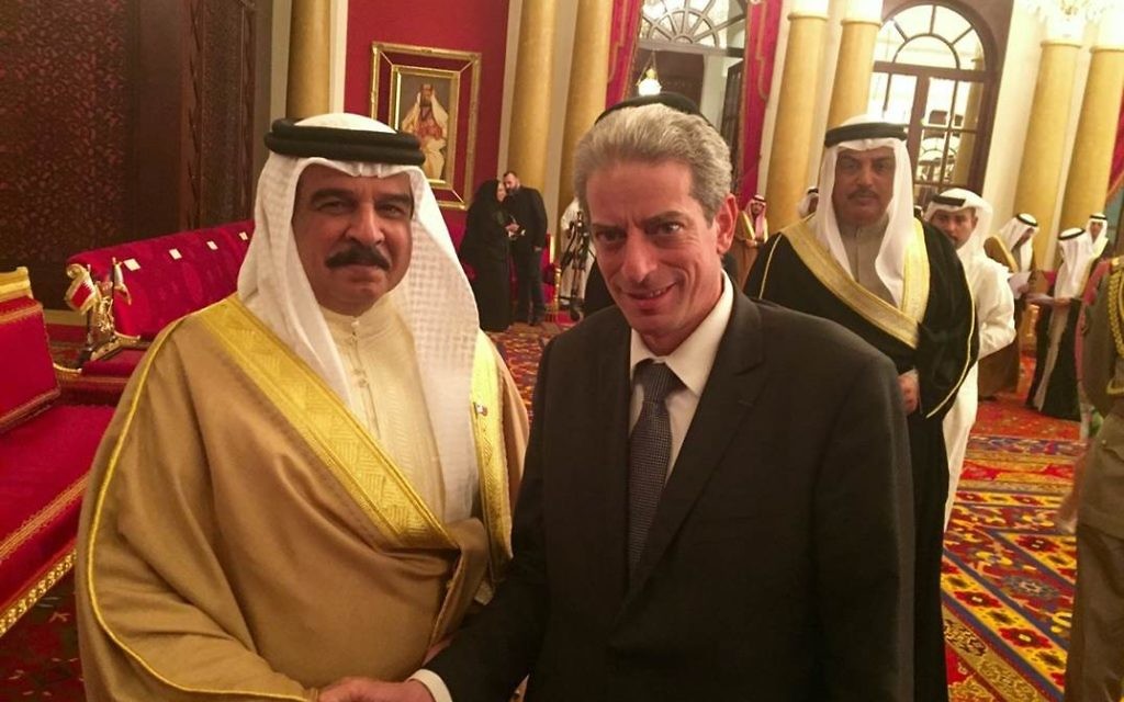 Rabbi Meyer with King Hamed ben Issa Al Khalifa
