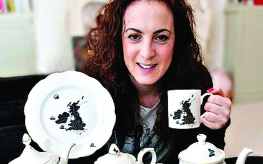 Tea’s up! Ali Miller with some of the sets she has created