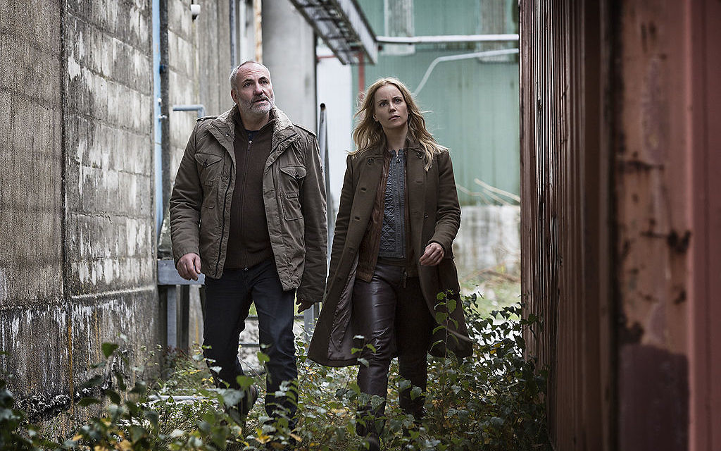 Kim Bodnia  (left) on the show
