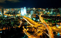 The bustling city of Tel Aviv is home to some of Israel's major banks and start-ups The bustling city of Tel Aviv is home to some of Israel's major banks and start-ups