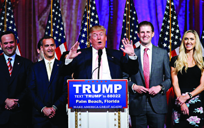 Republican presidential candidate Donald Trump   (AP Photo/Gerald Herbert)