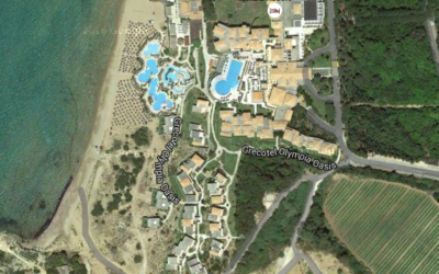 The Grecotel Olympia Riviera (Screenshit from google maps)