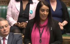 Naz Shah speaking in parliament
