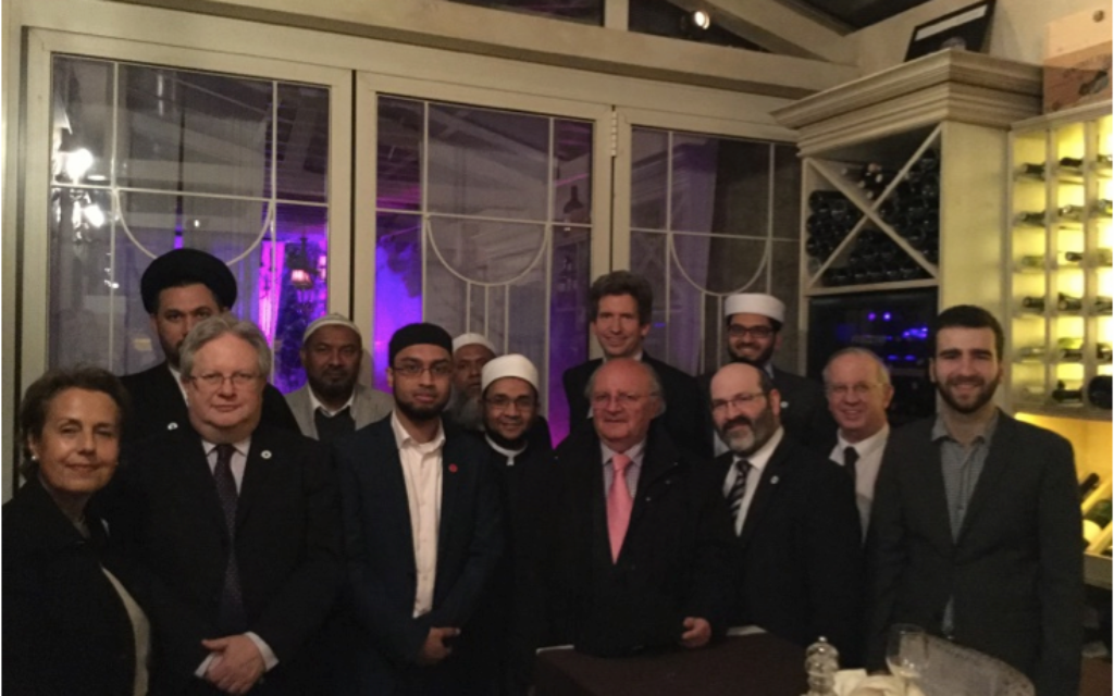 With the ambassador
