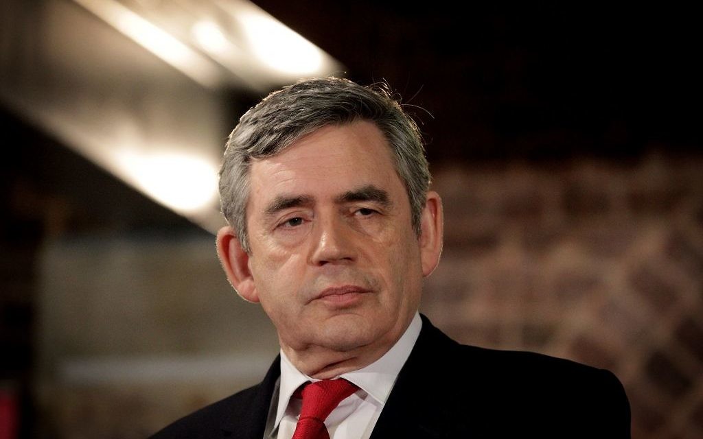 Former Prime Minister Gordon Brown
