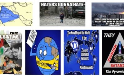 Anti-Jewish hatred on social media.