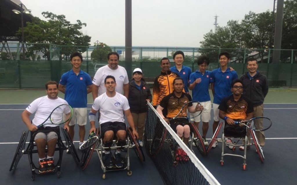 Israel and Malaysia line up for an earlier group match