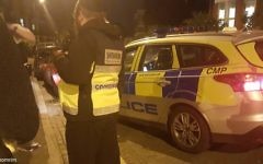 Shomrim volunteers in action (Credit: Shomrim on Twitter)