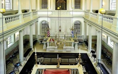 The interior of the Touro Synagogue