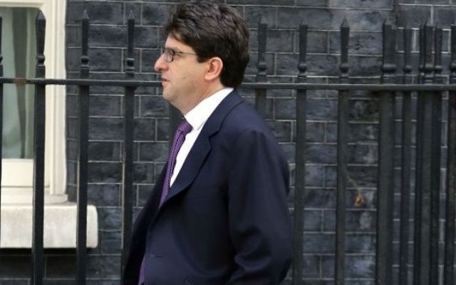 Conservative Party chairman Lord Feldman arrives at Downing Street, London, earlier this morning