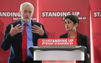 Jeremy Corbyn with Shami Chakrabarti