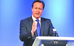 David Cameron at a community event David Cameron at a community event