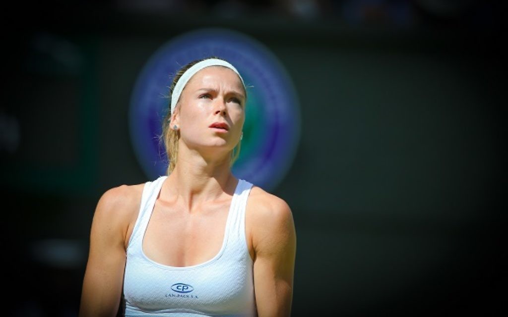 Camila Giorgi suffered a first round exit on Centre Court. Picture: Marc Morris