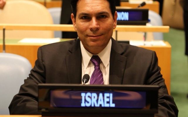 Danny Danon at the United Nations representing Israel