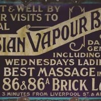 Russian Vapours sign (credit - Jewish Museum)