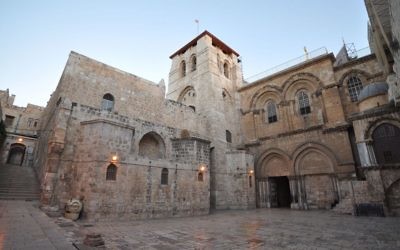 The Church of the Holy Sepulchre is within the Christian Quarter of the walled Old City of Jerusalem.
