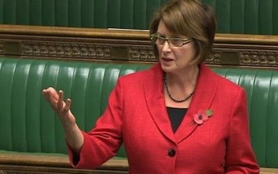 Louise Ellman speaking in parliament.