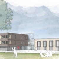 An artisit's impression of Redbridge Jewish Care's  new building