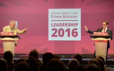 Jeremy Corbyn and Owen Smith   (Photo credit: Ben Birchall/PA Wire)