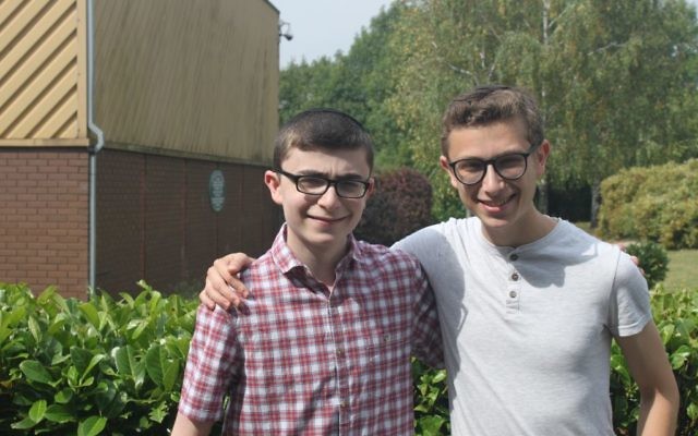 Hasmonean: Brothers Natan and Raffi Maurer Celebrating GCSE and A Level Success