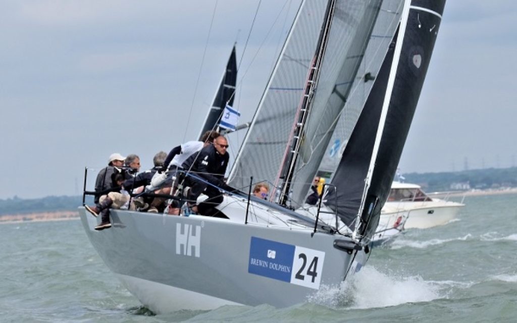 The Israeli team in action on the Isle of Wight, Picture: Haar Monica