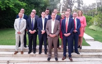 Conservative MSPs meet with UK Ambassador to Israel David Quarrey at the Ambassador's Residence