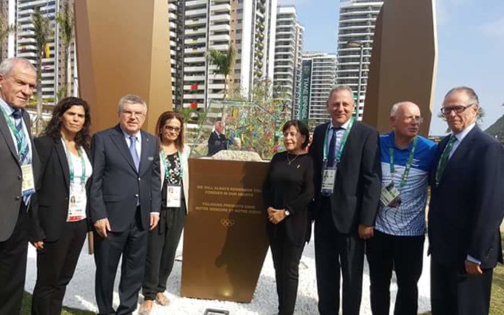 Honouring the victims of the Munich Massacre