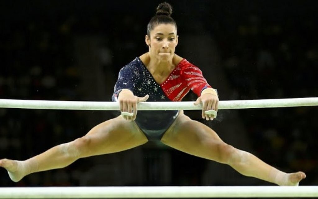 Aly Raisman helped the American artistic gymnastic team to gold in the women's team event