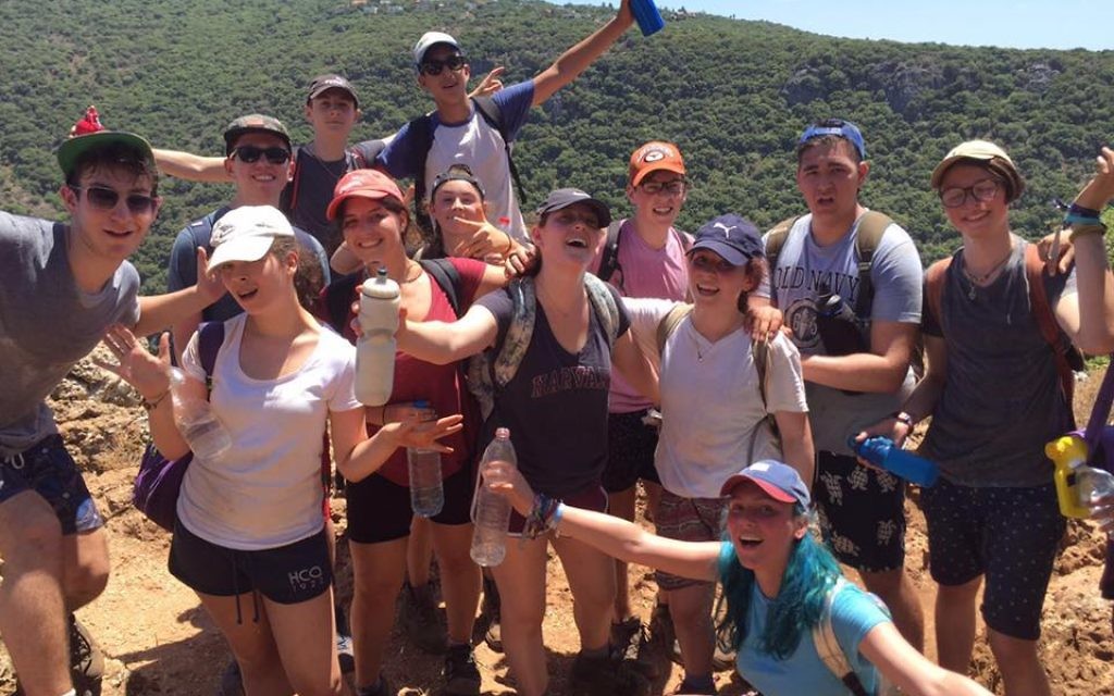 RSY tour members during a hike