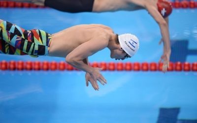 Ziv Kalontarov missed put on qualifying for the 50m freestyle semi-finals