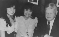 Daisy Lowe's tribute image of her late grandfather.