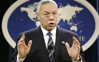 Former U.S. Secretary of State Colin Powell.