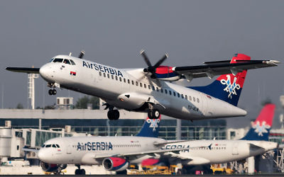 Air Serbia flights taking off