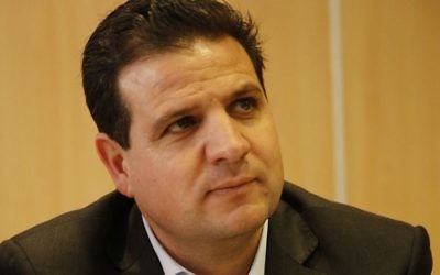 Ayman Odeh, head of the Joint Arab List, which is the umbrella group of Arab parties in the Knesset