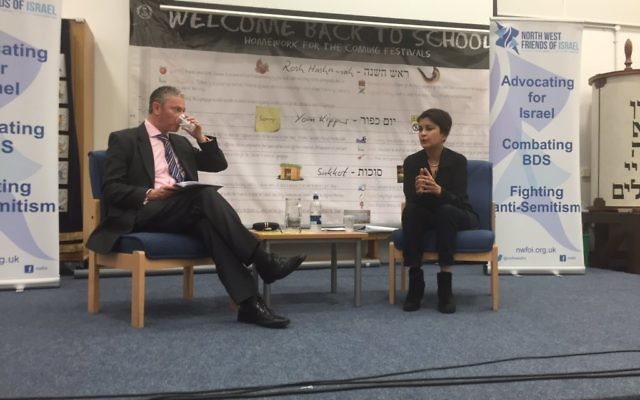 Shami Chakrabarti in conversation during the event