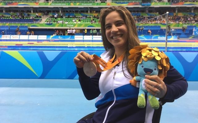 Inbal Pezaro has won Israel's third bronze medal at the Rio Paralympic Games.