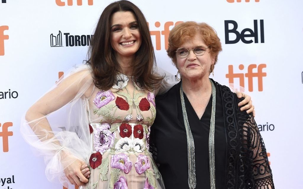 Actress Rachel Weisz, who played historian Deborah Lipstadt in Denial. with the eminent historian.