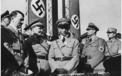 Adolf Hitler alongside senior Nazis Hermann Göring  Joseph Goebbels and Rudolf Hess (Wikipedia/U.S. National Archives and Records Administration)