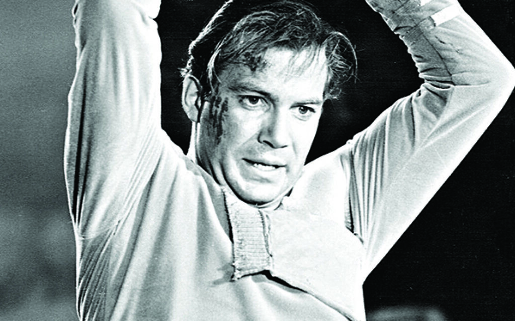 William Shatner during a  scene from the first show