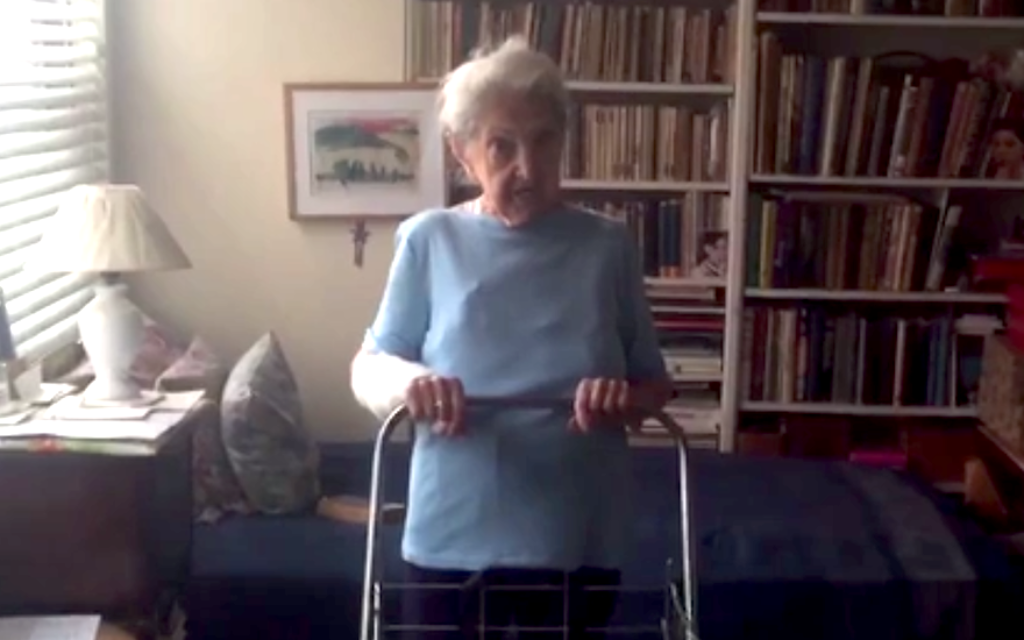 Gina Zuckerman (Screenshot from New York Post video)