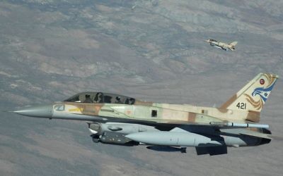 An Israeli F-16