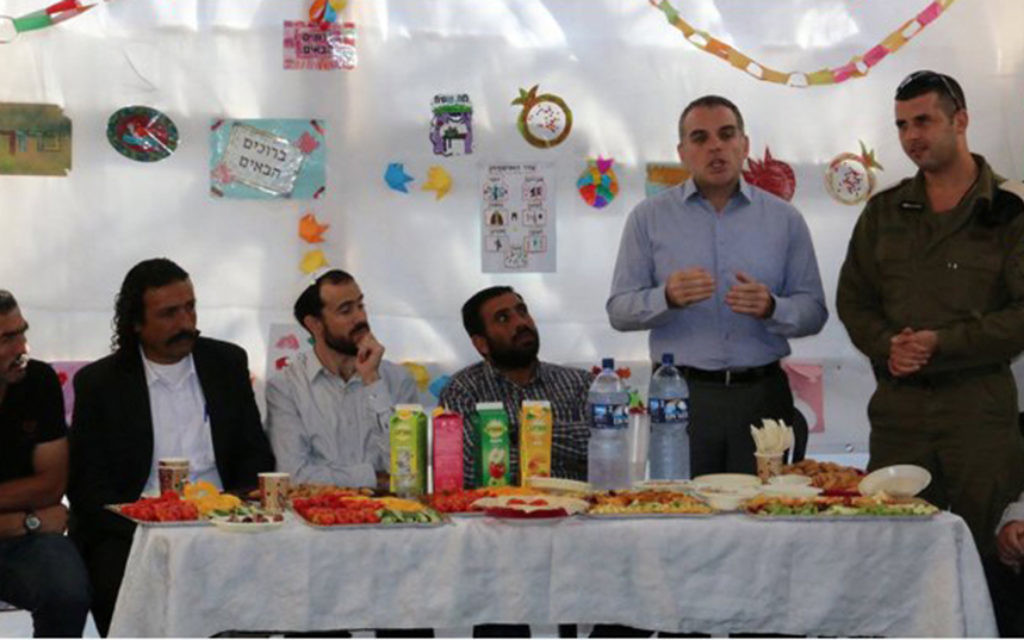 Oded Revivi posted this on Twitter, asking if it was a crime to drink coffee with a Jew