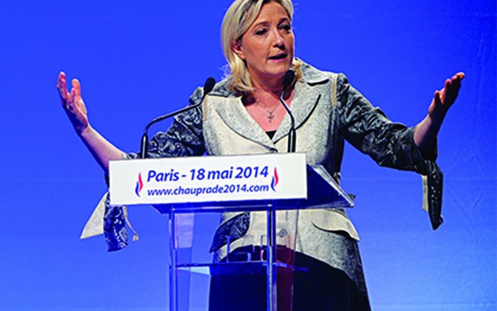 French far-right Front National party president Marine Le Pen