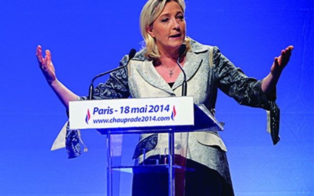 French far-right Front National party president Marine Le Pen