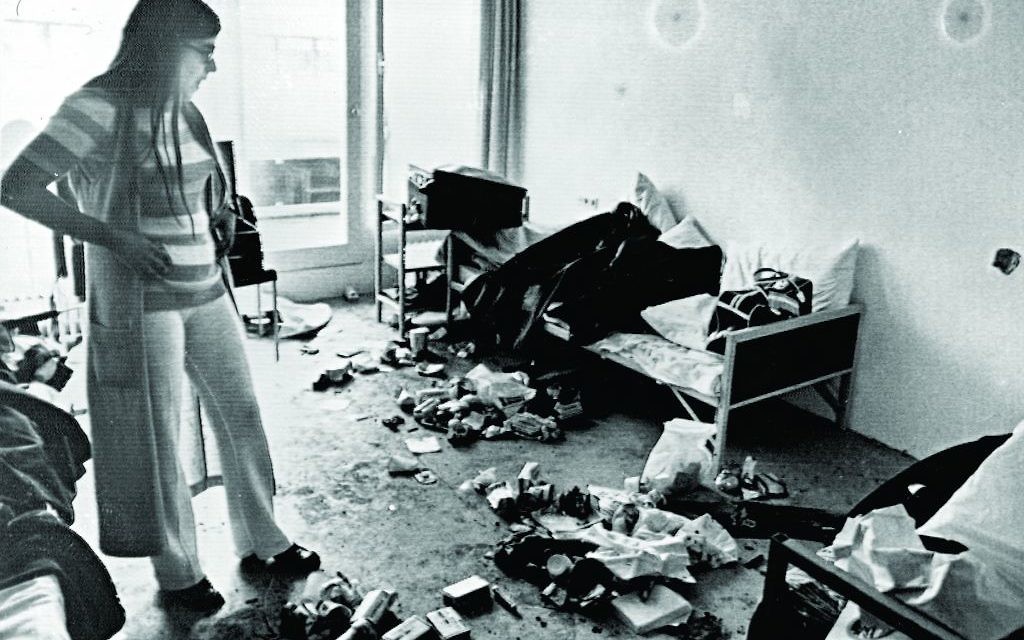 Ankie Spitzer surveys one of the rooms where the 11 Israeli athletes were held and killed