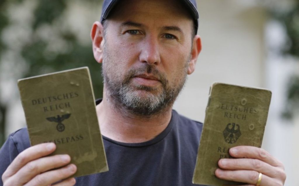 A British Jew named Thomas Harding (pictured) applied for a German passport